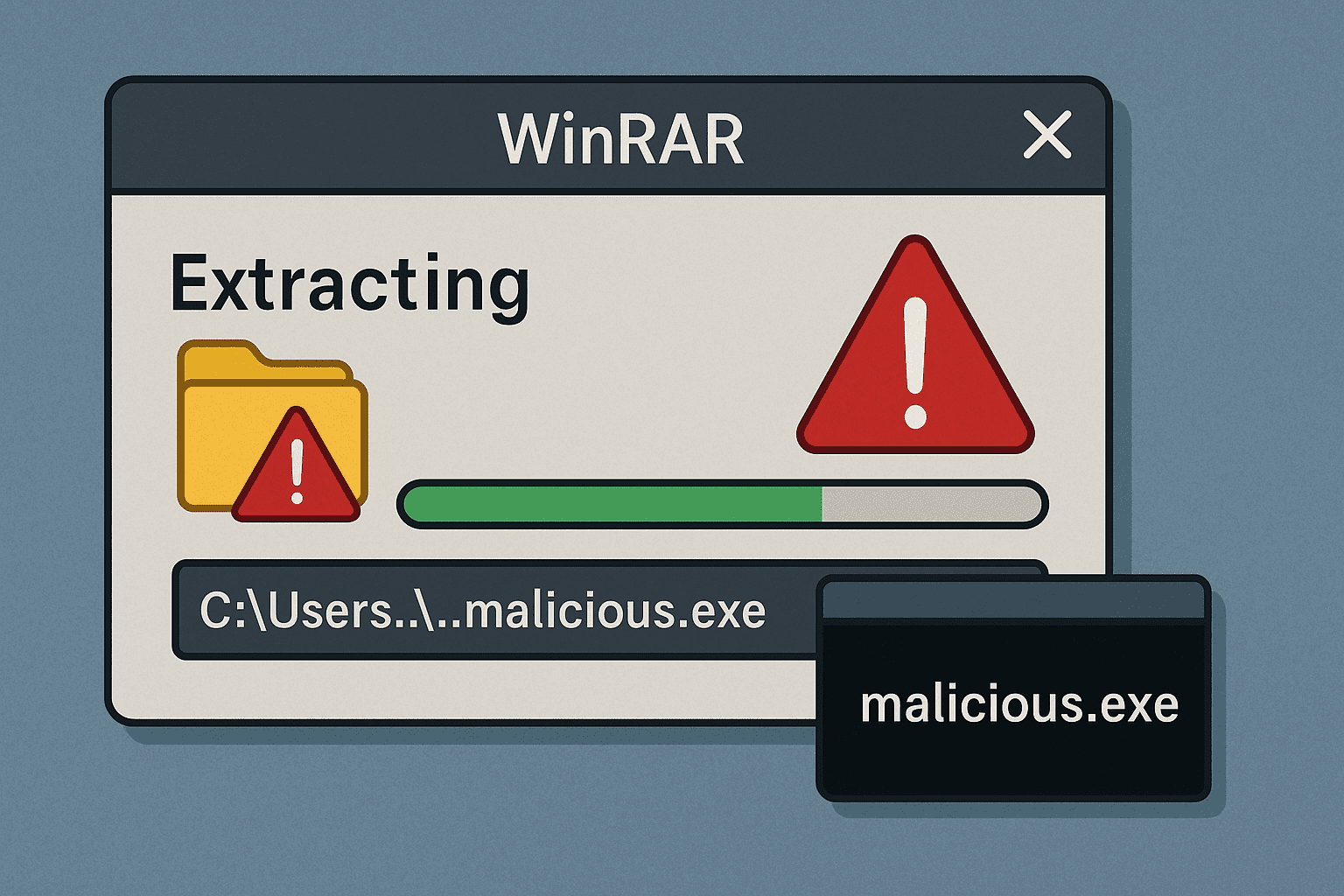 WinRAR Zero-Day, Path Traversal CVE-2025-8088