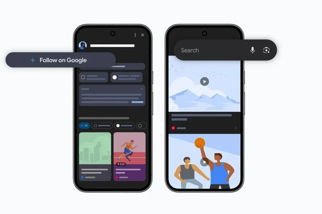 Google Discover, social media integration