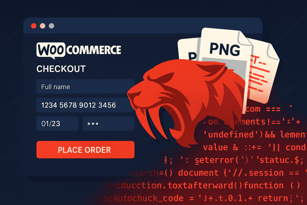 WooCommerce Skimmer, Fake PNG Steganography