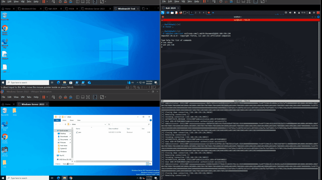 Zero-Click NTLM Credential Leak, LNK Bypass
