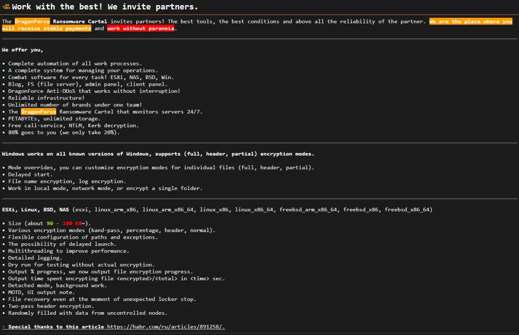 DragonForce BYOVD, Conti Codebase