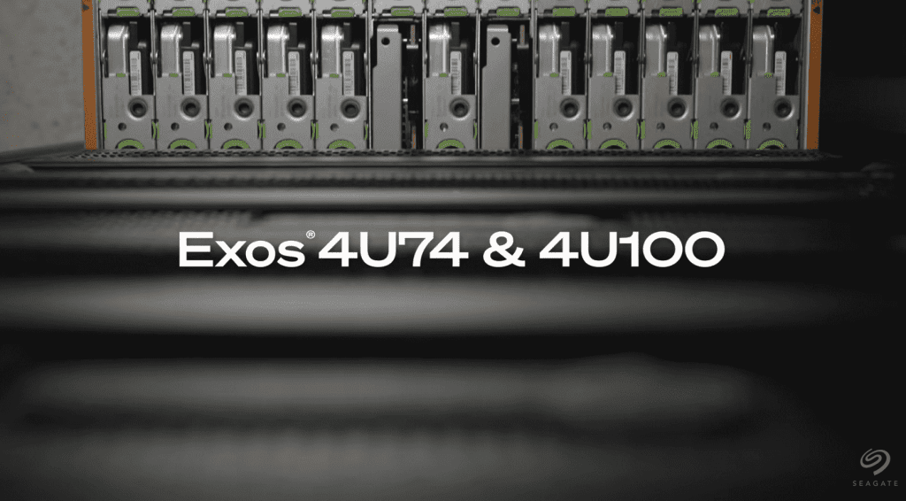 Seagate Exos 4U100 3.2 PB Storage Density