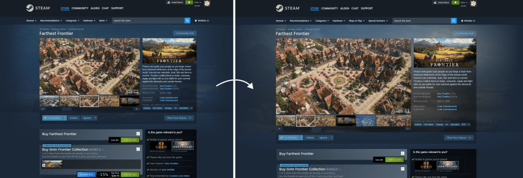 Steam Store Redesign
