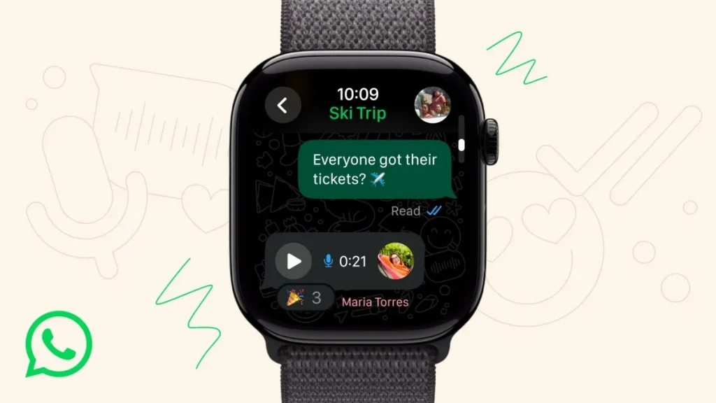 WhatsApp Apple Watch, Voice Messages