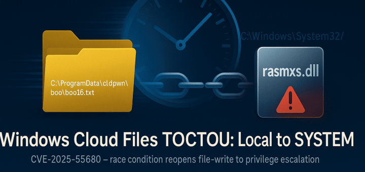 Cloud Files Driver LPE, TOCTOU Race Condition