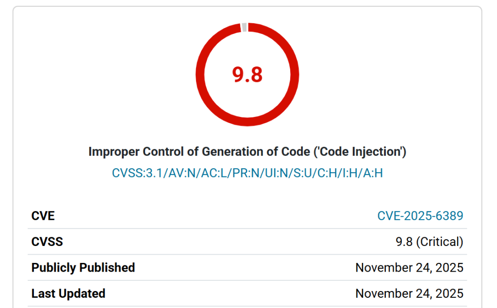 Sneeit Framework RCE, Unauthenticated RCE