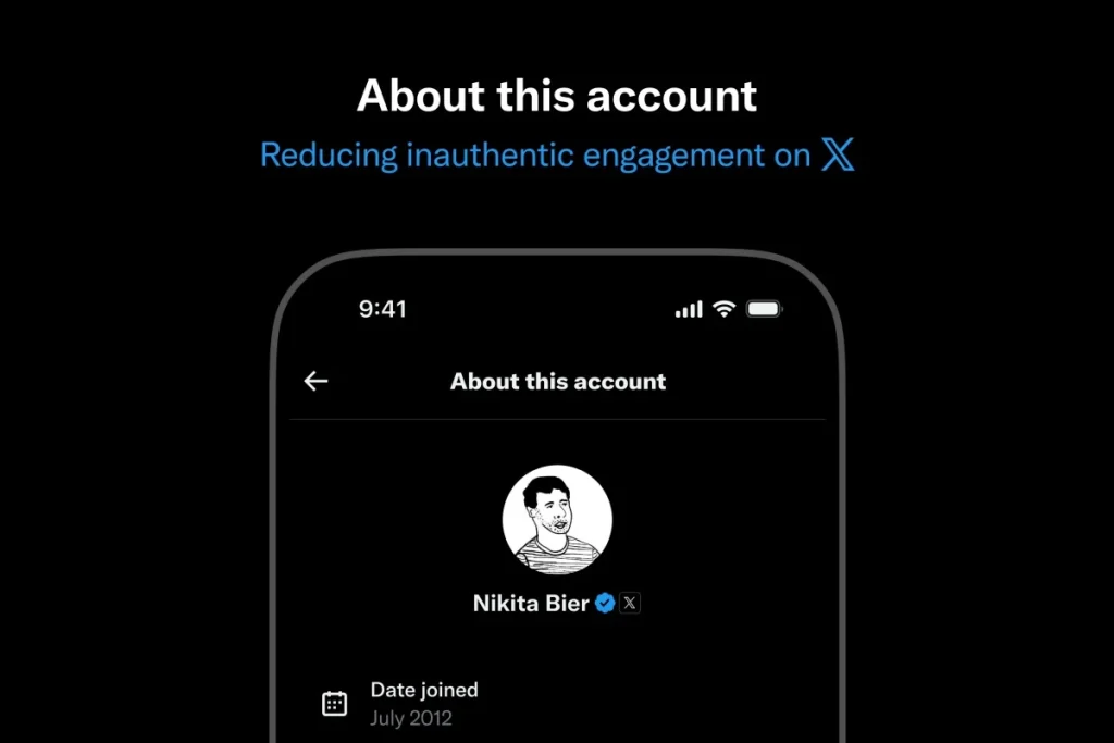 X Account Transparency About This Account