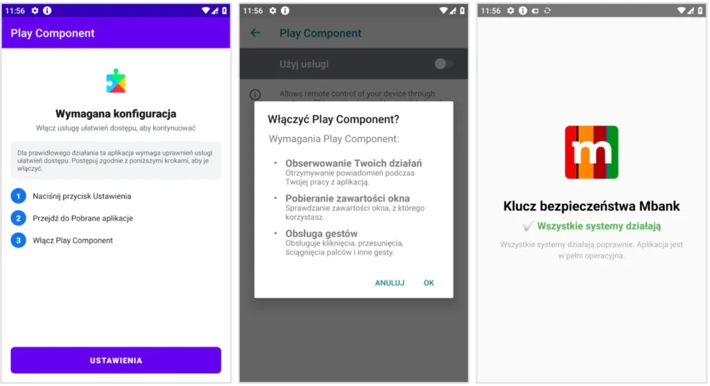 FvncBot Android Trojan, HVNC Screen Streaming