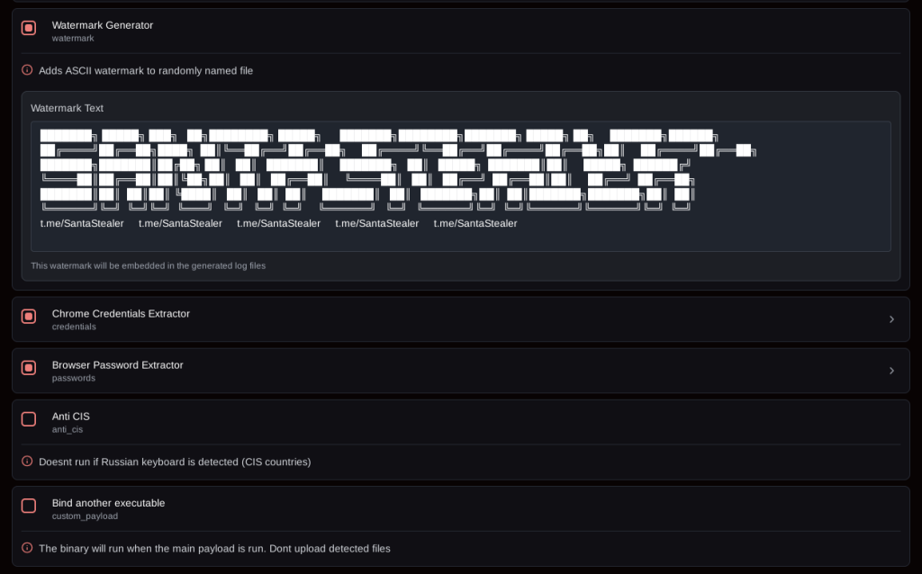 SantaStealer MaaS, Blueline Rebrand