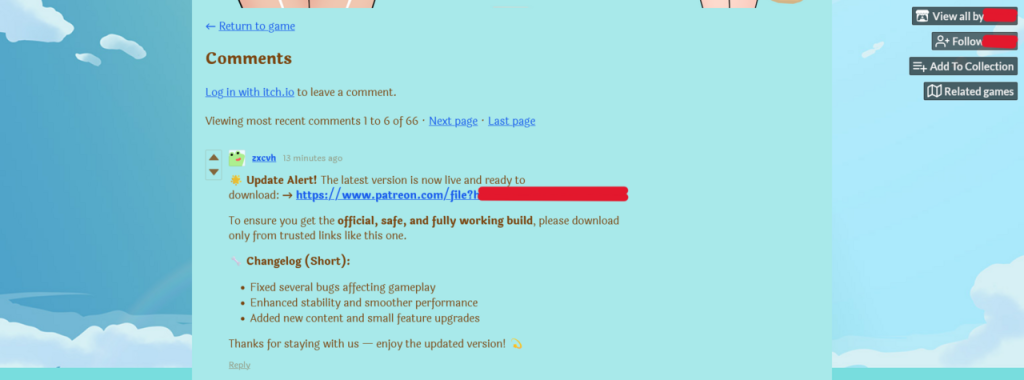 Itch.io Lumma Stealer, Reflective Node.js Loader