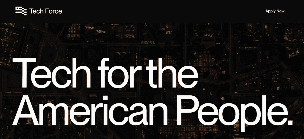 Tech Force AI Recruitment, Government-Tech Partnership