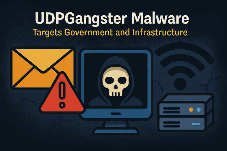 UDPGangster Backdoor, MuddyWater UDP C2