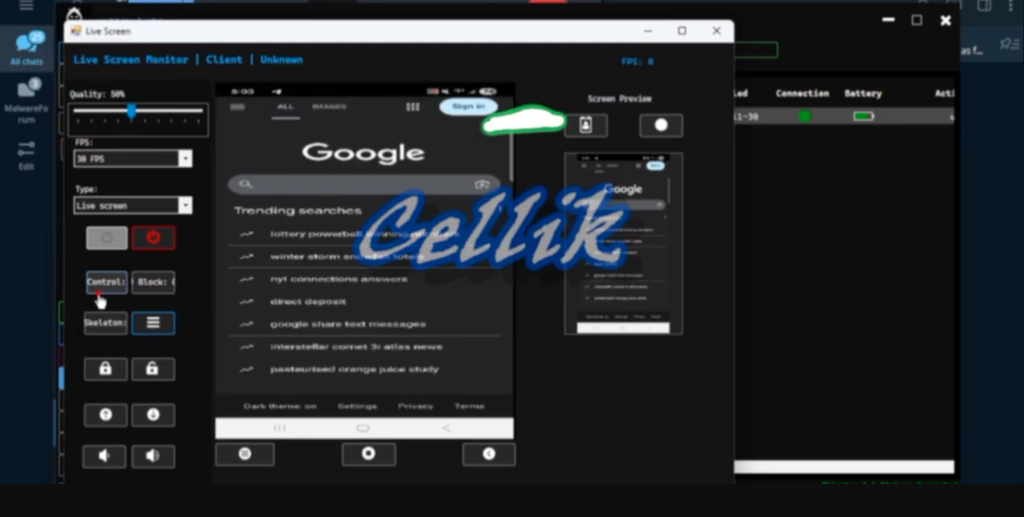 Cellik Android RAT, Google Play Trojan