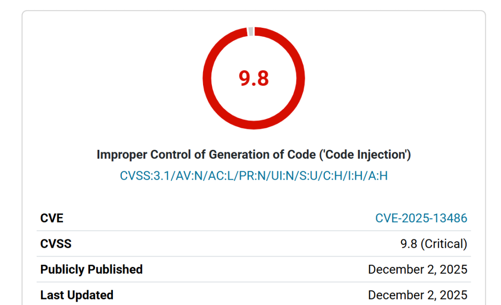 ACF Extended RCE, Unauthenticated Code Execution