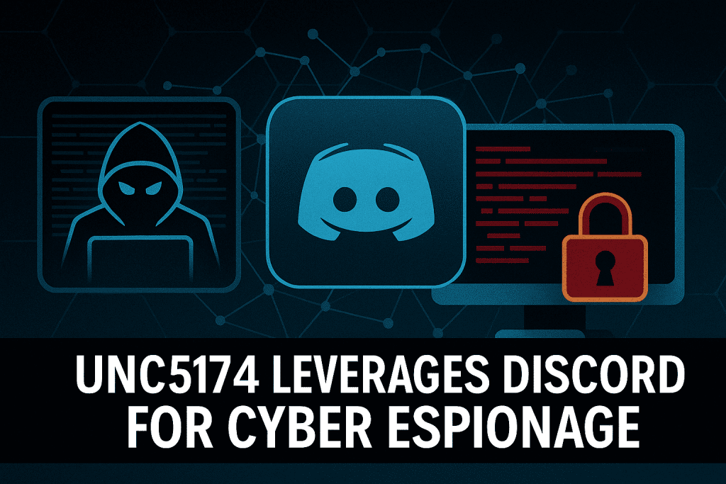 Discord C2, UNC5174 Espionage