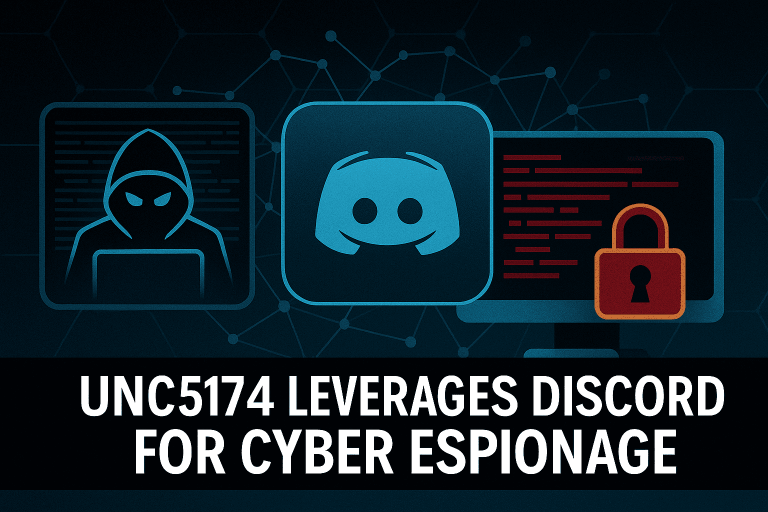 Discord C2, UNC5174 Espionage