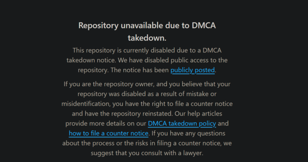 Rockchip FFmpeg DMCA takedown, GitHub MPP repository disabled