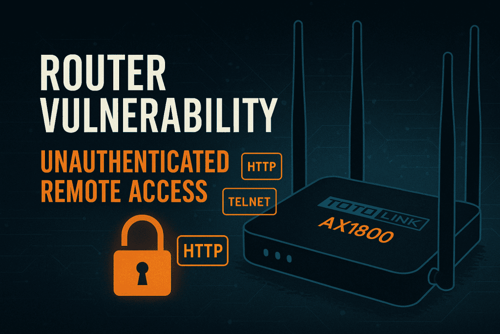 TOTOLINK EX200 Vulnerability CVE-2025-65606 TOTOLINK Auth Bypass, Unauthenticated Telnet