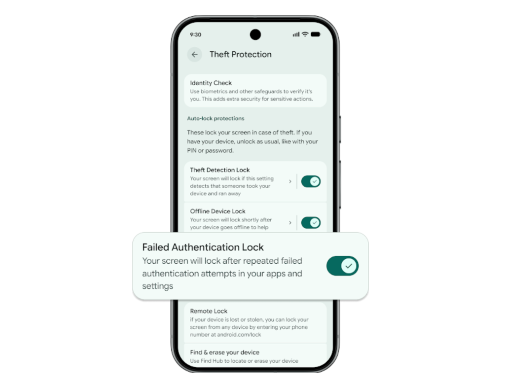 Android Theft Protection Theft Detection Lock