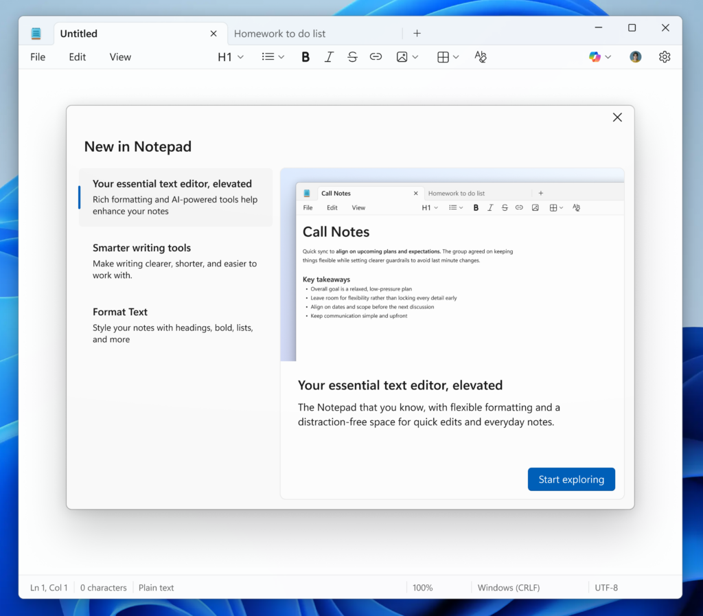 Windows 11 Notepad Paint update, AI Coloring Book Paint