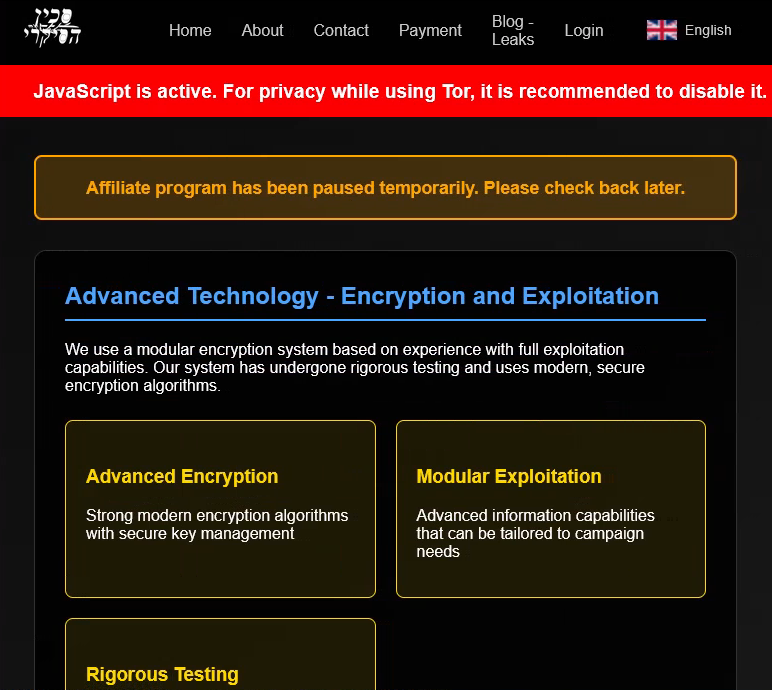 Sicarii RansomwareRussian False Flag