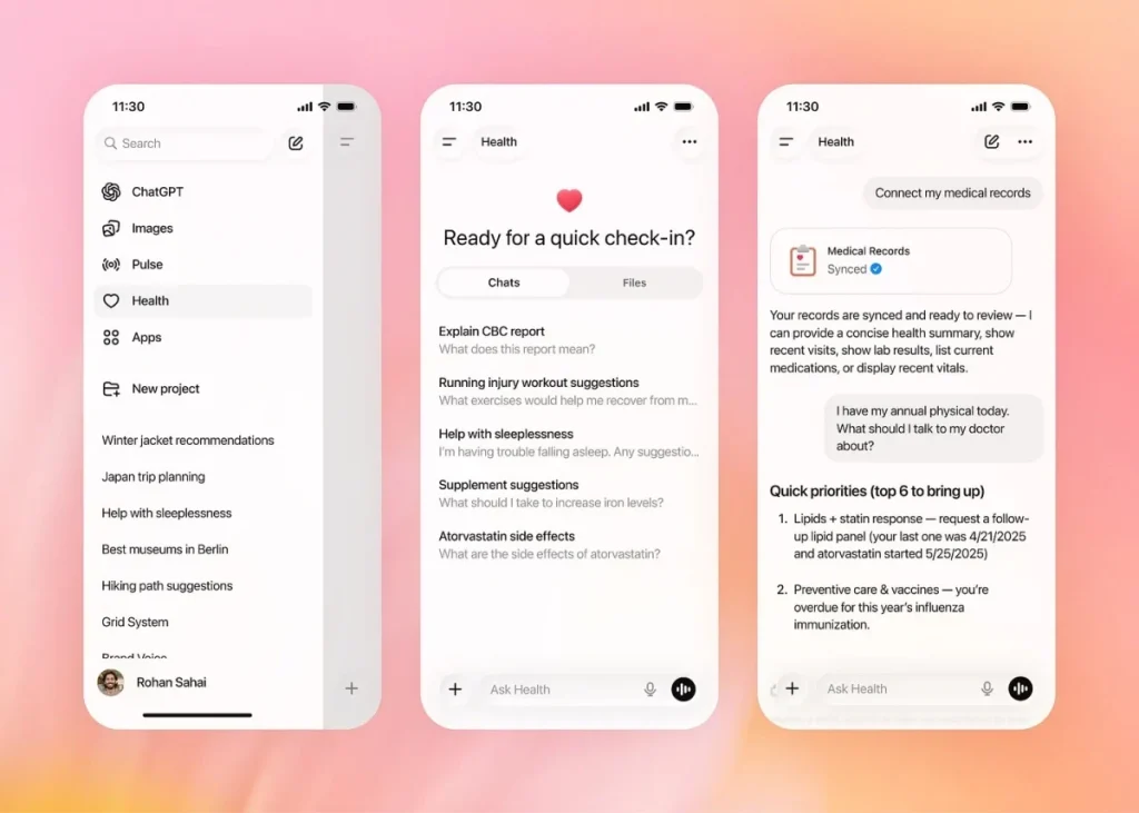 ChatGPT Health portal integration, AI medical data privacy 2026