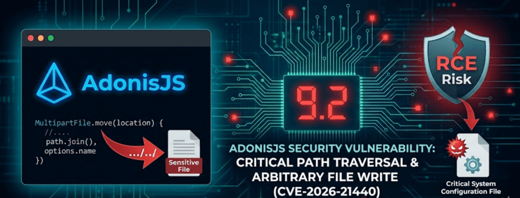 AdonisJS RCE, CVE-2026-21440