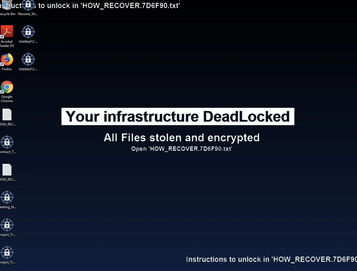 DeadLock Ransomware Polygon Smart Contracts
