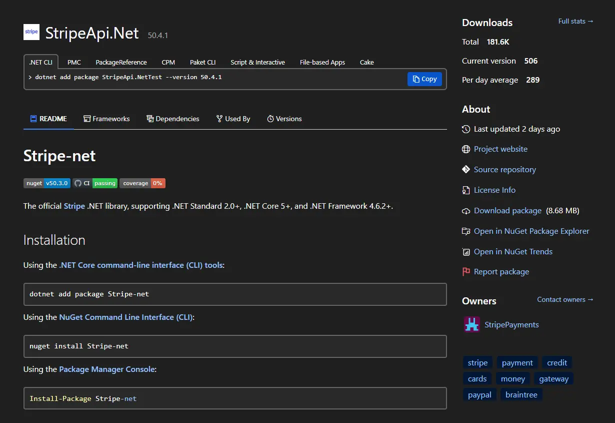 Stripe.net Typosquatting NuGet Supply Chain Attack
