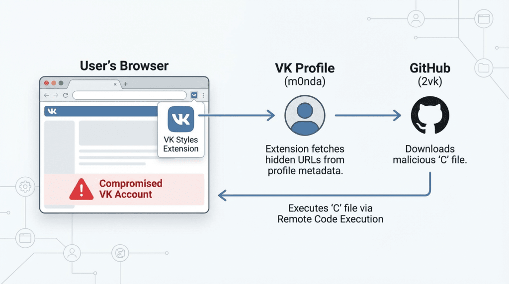 VK Malicious Extensions VK Styles Campaign