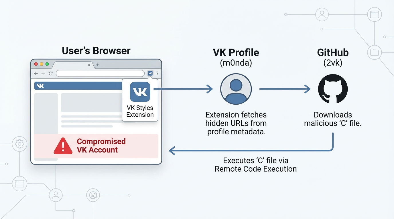 VK Malicious Extensions VK Styles Campaign