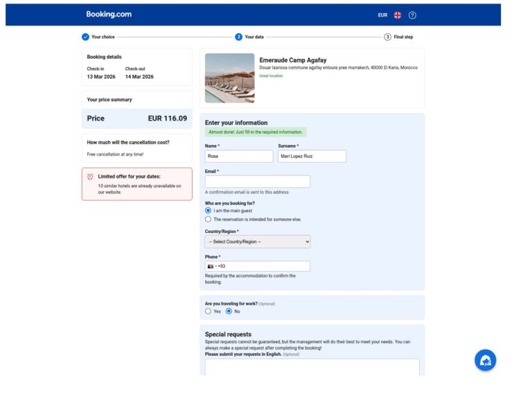 Booking.com Fraud Hospitality Phishing
