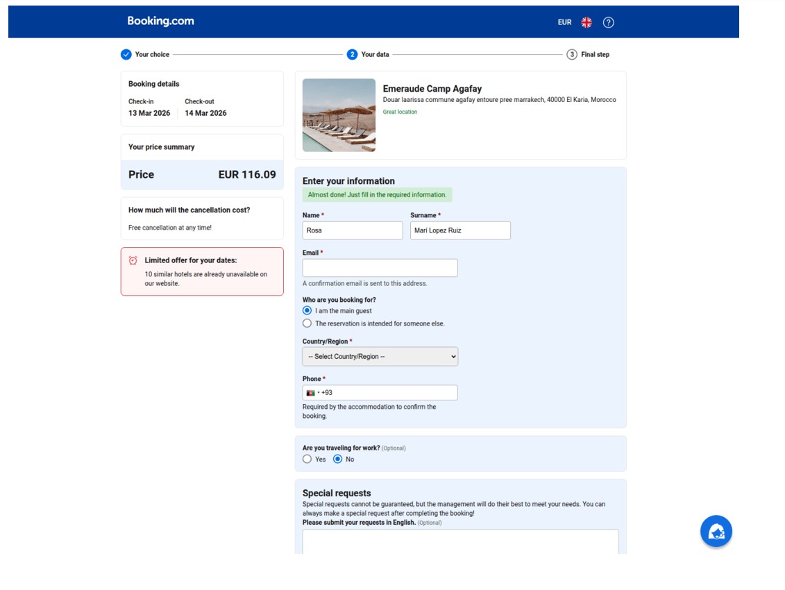 Booking.com Fraud Hospitality Phishing