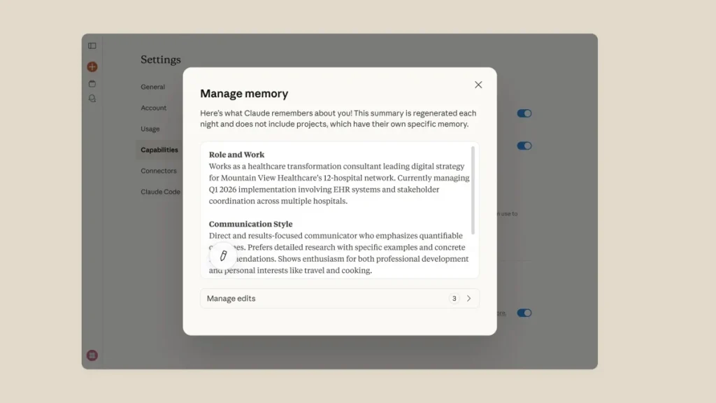 Claude Memory Import