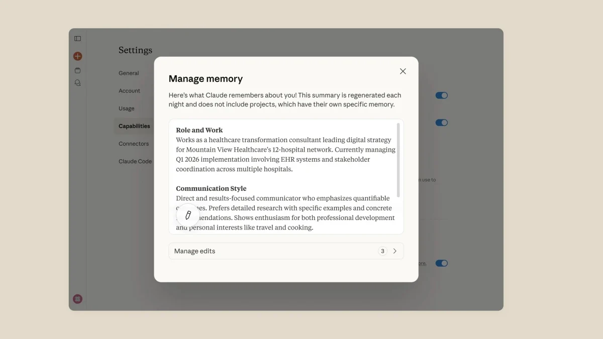 Claude Memory Import