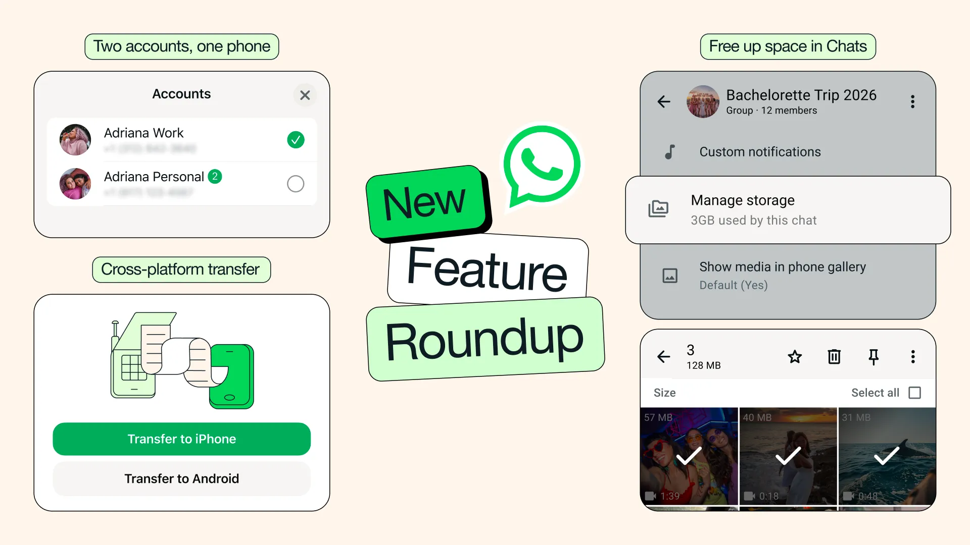 WhatsApp iPhone dual account 2026