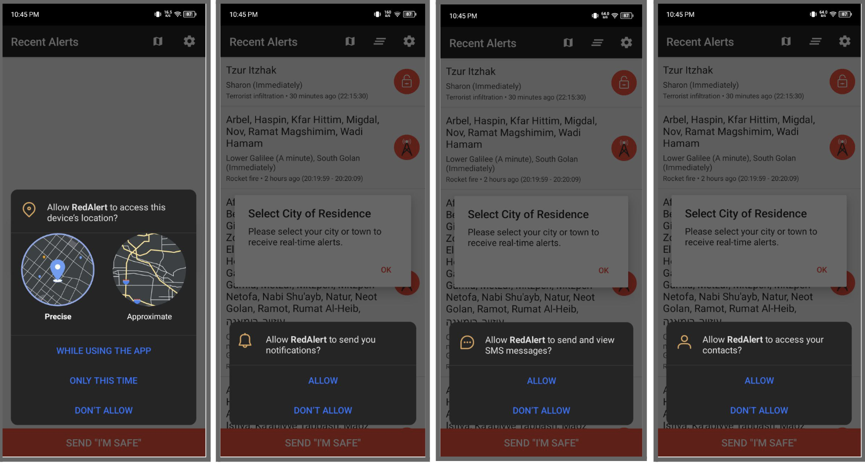 Red Alert Malware SMS Spoofing