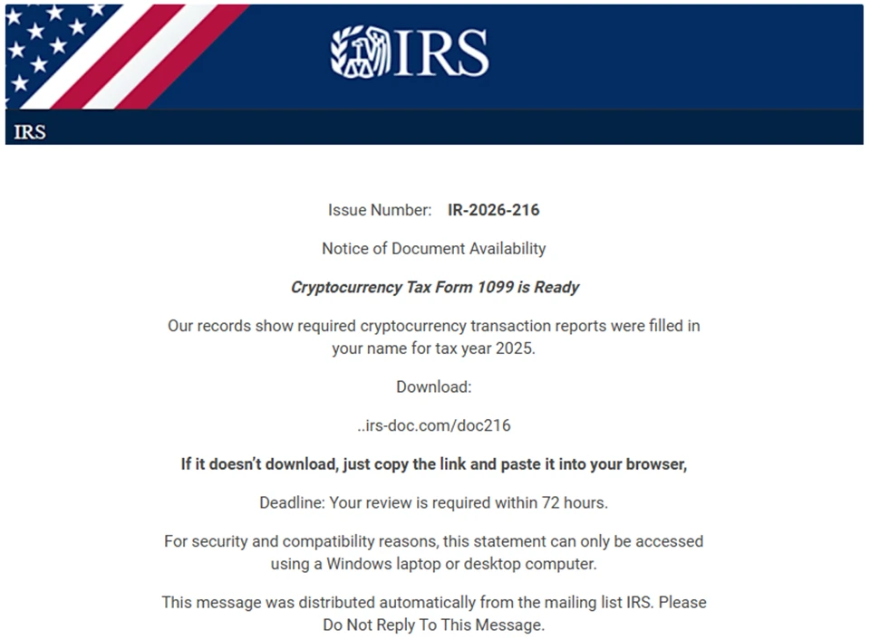 Tax Phishing ScreenConnect RAT