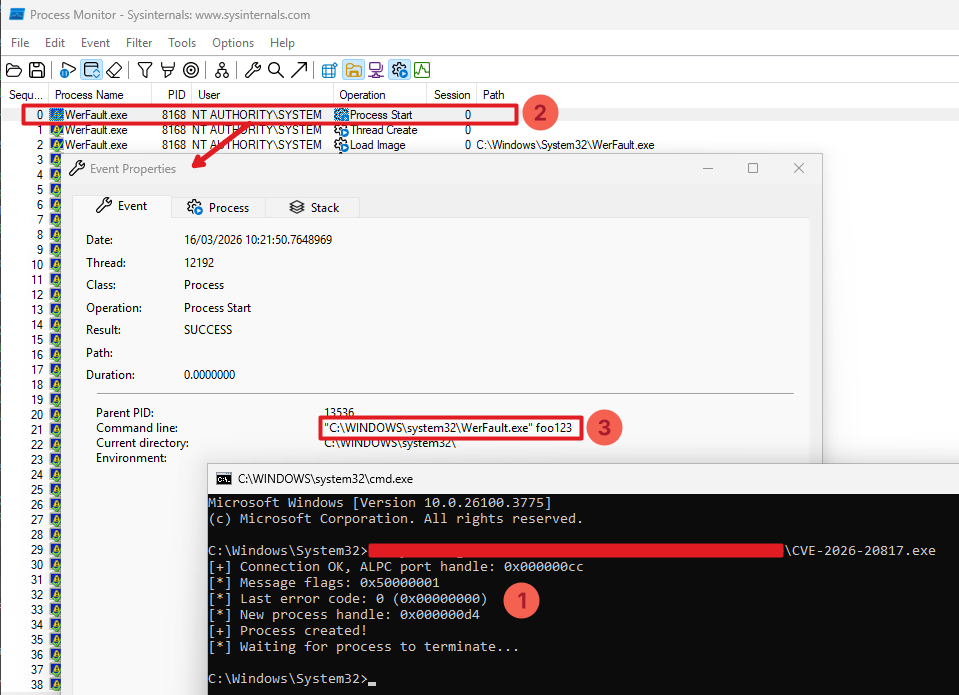 Windows LPE CVE-2026-20817 PoC