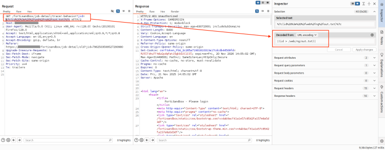 FortiSandbox RCE CVE-2026-39808 PoC