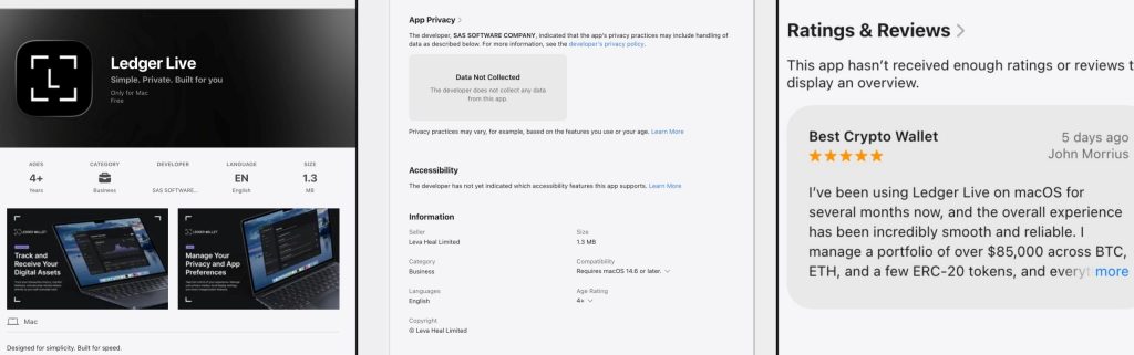 Fake Ledger Live App