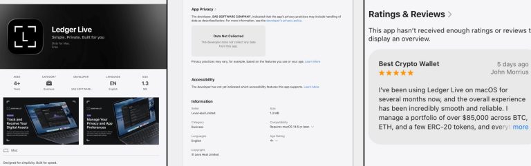Fake Ledger Live App
