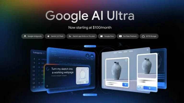 Google AI Ultra tier subscription 100