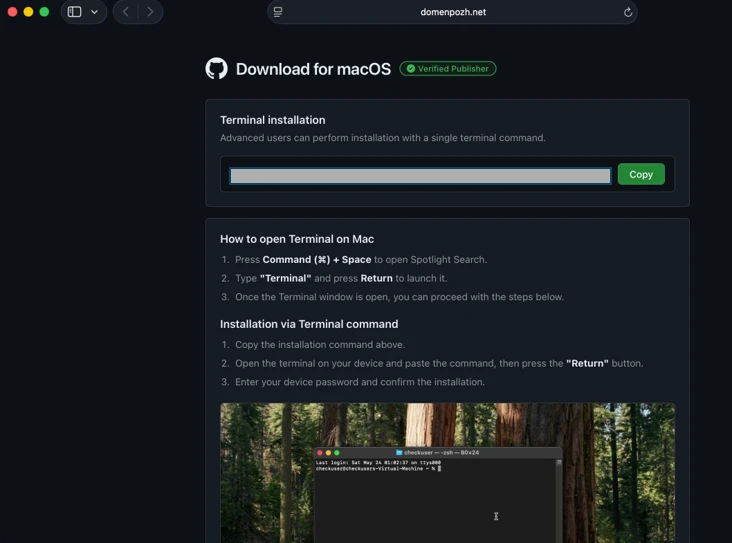 macOS ClickFix Campaign Terminal Infostealer
